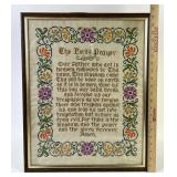 The Lordï¿½s Prayer Cross-Stitch Artwork