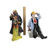 2 Royal Doulton: Bluebeard, Slapdash the Tramp