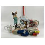 Moose-Themed Figurines, Poo Paper, Budweiser Stein