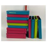Red, Blue, Green 3-Ring Binders, 28 Count