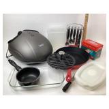 Breo Massager, T Fal Pan, Pyrex Dish, Coca Cola Ti