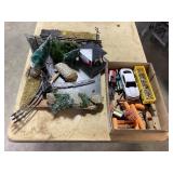 Model Train Tracks, Scenery, Vehicles