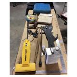 Eureka Vacuum, Cane, Floor Tiles, Stool