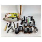 Electric Soldering Gun, Knives (Clauss, Victorinox