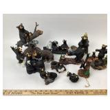 Jeff Fleming Bearfoots Bear Figurines; First Fish,