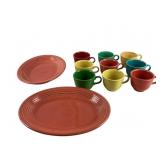 Homer Laughlin Fiesta Plates, Cups