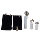 Sterling Silver Jewelry with Rings Earrings Pendan