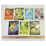 7 Pokemon Jumbo Cards