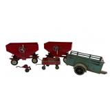 Ertl Gravity Box Wagons, Nylint Trailer