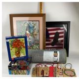 Unique Loom Runner Rug, Framed Artwork, Puzzles, G