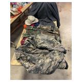 Camo Jackets, Pants, Hats, Gloves