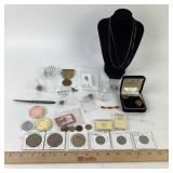 Coins: UAE, Malaysia, Boy Scouts, Medals, Fake Gol