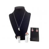 .925 Sterling Silver Jewelry with Earrings, Rings,