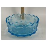 Fostoria Blue Coin Glass Bowl