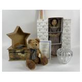 Boydï¿½s Bear, Porcelain Doll, Crystal Apple Candy D