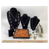 Ingraham Watch, Sterling Jewelry, Pewter Necklace