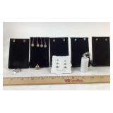 Sterling Silver Jewelry: Earrings, Ring, pendants