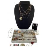 Costume Jewelry Rings, Necklaces, Earrings, Pendan