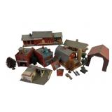 Model Train Structures, Red Barns