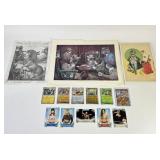 Prison Art w/Poker Material, Wrestling & Pokemon