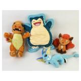 Pokemon Plush Lot With Vintage Charmander