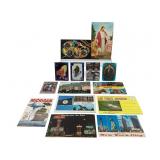Post Card Collection W/Trading Cards