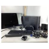 HP Pavilion Slimline Desktop, HP 2009mMonitor, Key