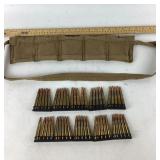 US Military WWII tan Ammo clip sling with