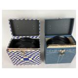 45 RPM Records in Storage Cases