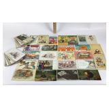 Chromolithic Postcards, Humorous Designs, Some Emb