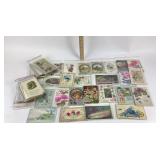 Chromolithic Postcards, Greeting Cards, Some Embos