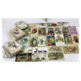 ChromolithicEaster, Christmas Postcards, Some Embo