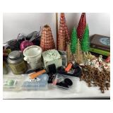 Holiday Decor, Books, Ornaments, Christmas Trees