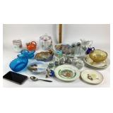 Ceramic, Glassware, Lusterware, Salt/Peppers, Bisc