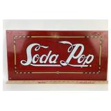 1989 Soda Pop Metal Sign- 23"x 11.5"