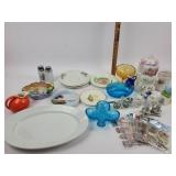 Ceramic, Glassware, Lusterware, Salt/Peppers, Bisc