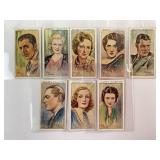 Vintage Film Stars Players Cigarettes Card Lot