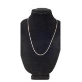 Sterling Silver Chain 24 Inches Stamped Italy