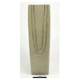 (2) .925 Italy Sterling Silver chains 18 inches