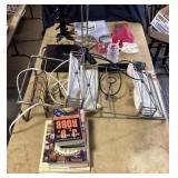 Books, Storage Racks, Kitchenware, DVD Player