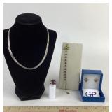 .925 Sterling Silver Jewelry, Giuseppe Perez Earri