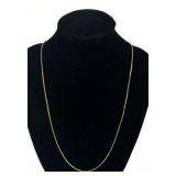 14k Gold Chain 1.33g TW 18 inches