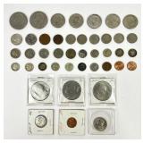 Coins: Buffalo Nickles, Susan B Anthony dollar,