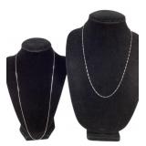 .925 Sterling Silver Chains 24-Inch