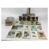 Postcards with Scenic Views, Birthday Greetings