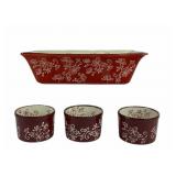 Temp-tations Floral Lace Ovenware