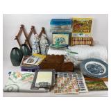 Home Decor, Dinnerware, Stamps, Hair Pins