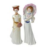 Royal Doulton Four Seasons Figurines Emily And Lil