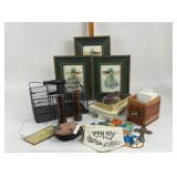 Coasters, Books, salt/Pepper, Basket, Signs