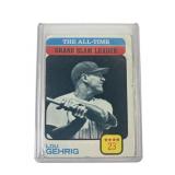 1976 Topps Lou Gehrig Baseball Card- Grand Slam